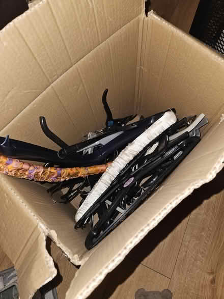 Photo of free Box of coat hangers (Handsworth) #1