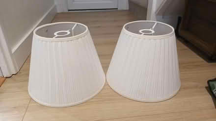 Photo of free 2 x Neutral ceiling lampshades (SW11) #1