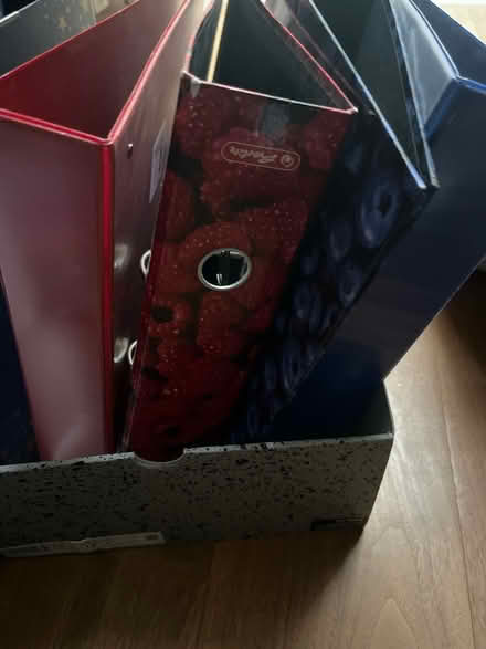 Photo of free 5 lever arch files (London W12, Shepherd’s Bush) #1