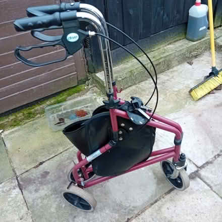 Photo of free Adult three wheeled walker with bag (Denton M34) #3