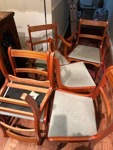 Photo of free 6 Regency style dining chairs (Manchester M20) #1