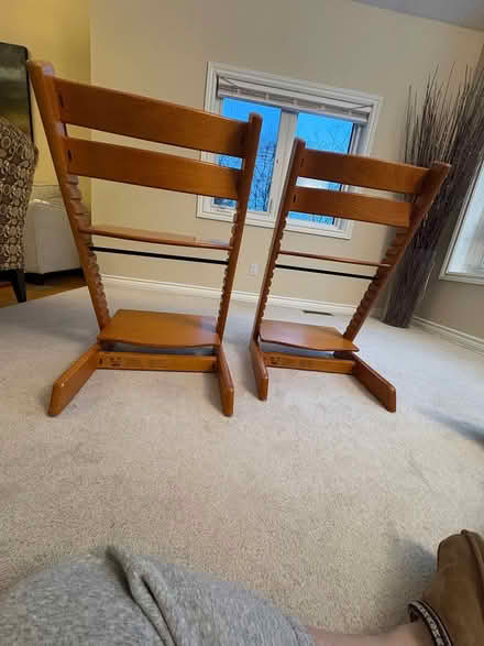 Photo of free Two Stokke Tripp Trapp Chairs (Westboro) #2
