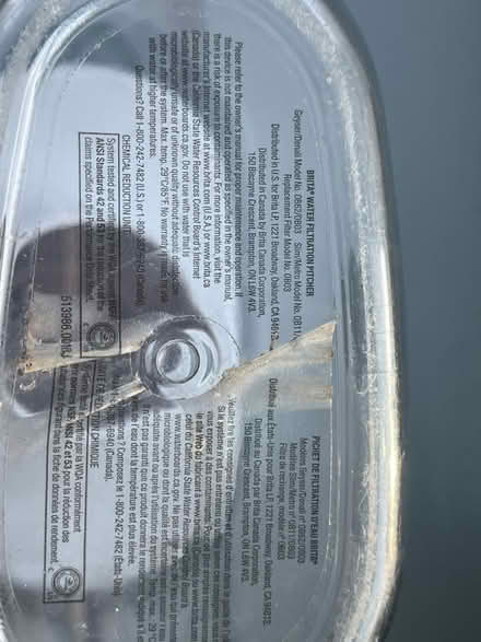 Photo of free BRITA® pitcher (Nr Fresh Pond & Mt Auburn Cem.) #2