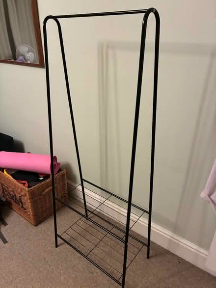 Photo of free Clothes rail with shelves (BS6) #2