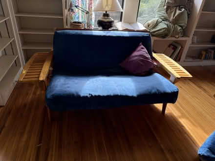 Photo of free wooden couch/futon (Berkeley) #2