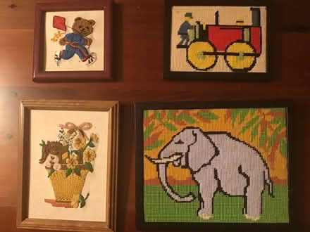 Photo of free Framed NeedlePoint/CrossStitch (Near Rainbow and Stelling) #1