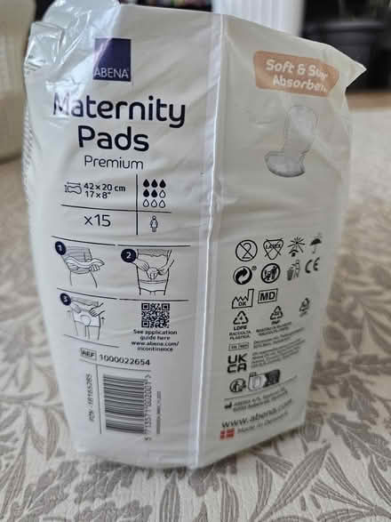 Photo of free Maternity pads&Frida perineal foam (SW19 Wimbledon) #3