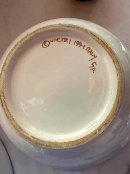 Photo of free Handpainted Italian tableware (Mill Valley) #2