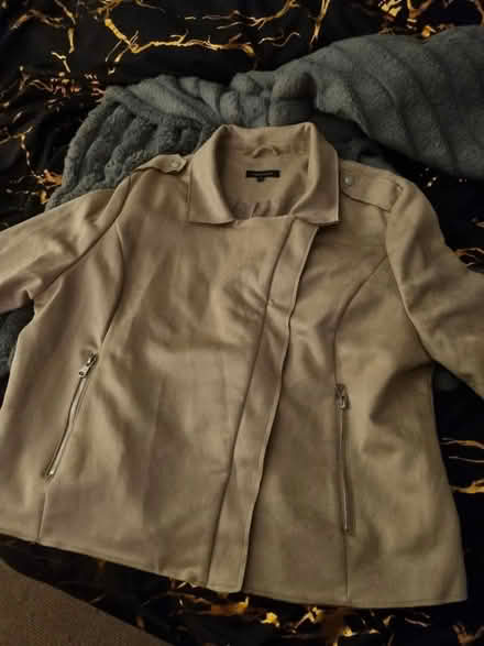 Photo of free Suede look biker jacket (Trowbridge) #1