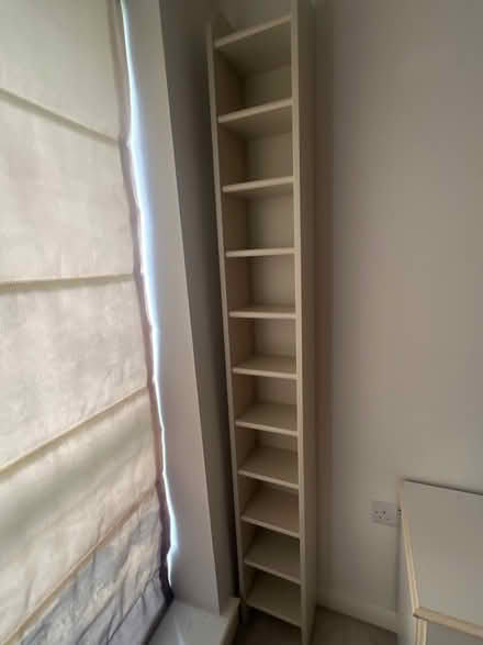 Photo of free Tall thin shelf unit (LE2 Aylestone) #1