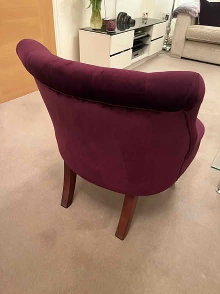 Photo of free Purple armchair (Ruislip UB10) #2