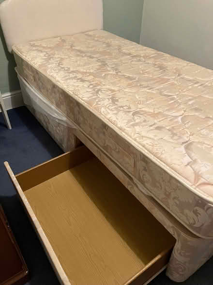 Photo of free Single bed divan with 2 drawers, (Gowerton SA4) #2