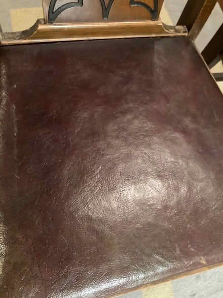 Photo of free 2 solid wood chairs (Ashdale, S. of Gerrard Library) #4