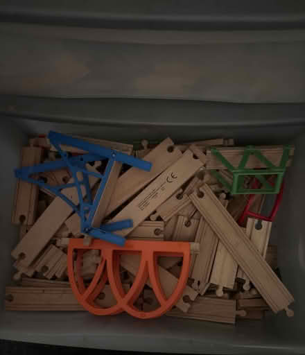 Photo of free Kids wooden train set (CR0) #2