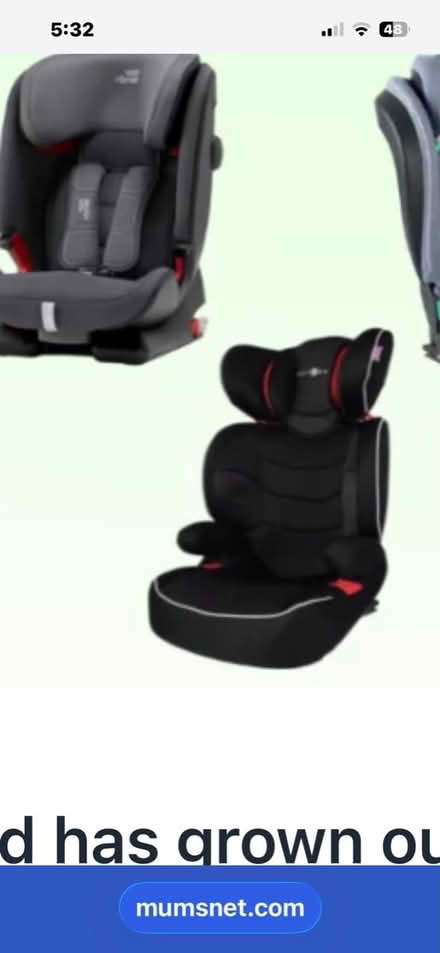 Photo of Childs car seat (Alloa FK10) #1