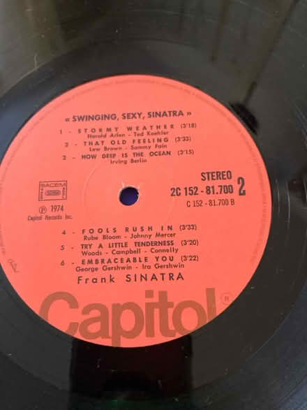 Photo of free Frank Sinatra Album (Watford WD18) #3