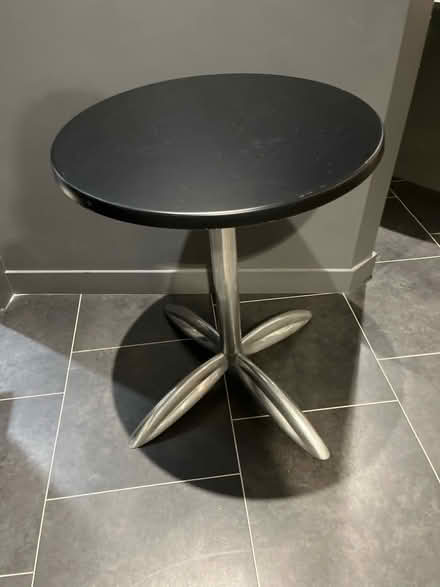 Photo of free bistro table black (Gorgie EH11) #1