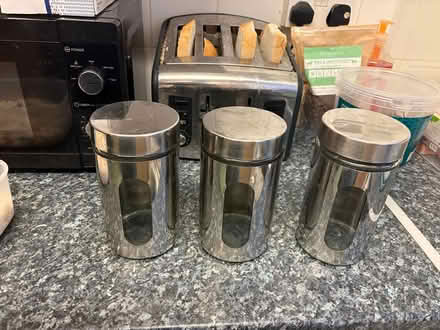Photo of free Tea sugar and coffee canisters (SE4) #1