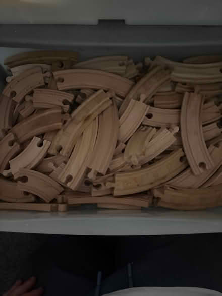 Photo of free Kids wooden train set (CR0) #1