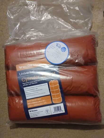 Photo of free hot tank cylinder lagging, 3 pieces left in pack of 4 (Corsham) #1