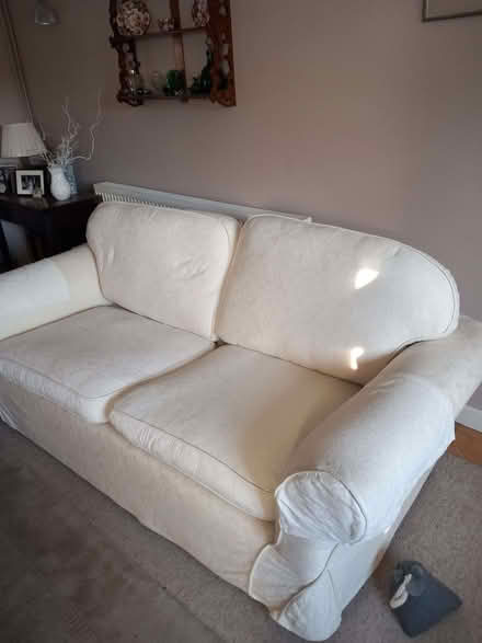 Photo of free Cream 3 seater sofa (Woodstock OX20) #1