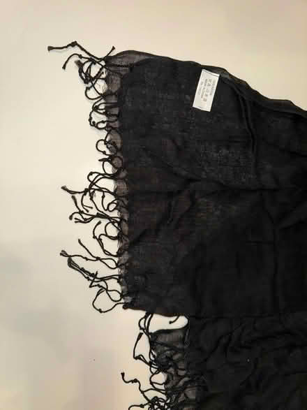 Photo of free Sheer black scarf (Yonge & Mulock) #1