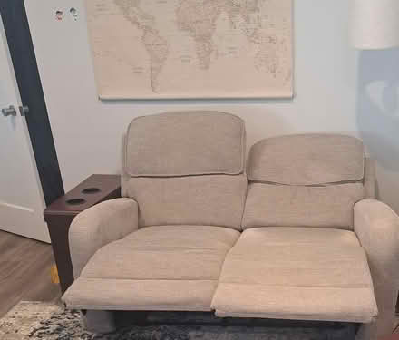 Photo of free Auto recliner loveseat (Loudonville) #2
