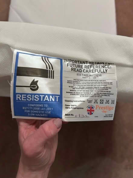 Photo of free Cotbed mattress (CO3) #2