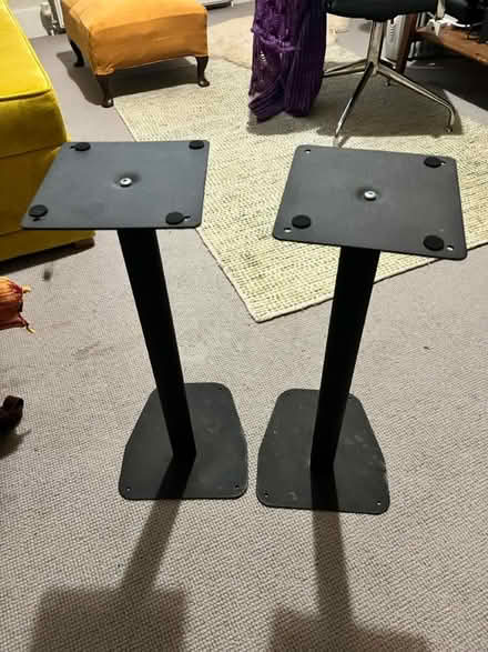 Photo of free 2 metal speaker stands (Crystal Palace) #1
