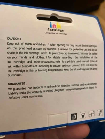 Photo of free Black ink Cartridges x 2 (Cheshunt En8) #3