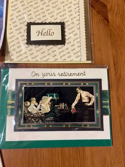 Photo of free 9 assorted cards, 55 assorted envelopes and 1 storage box (Shenley Fields B29) #3