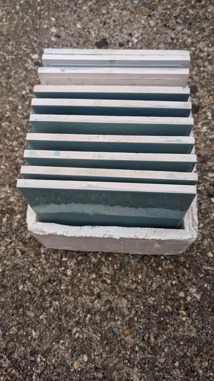 Photo of free light blue fireplace tiles (Chichester PO19) #1