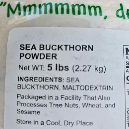 Photo of free Sea Buckthorn Powder (Chiquita Av MtnVw) #2