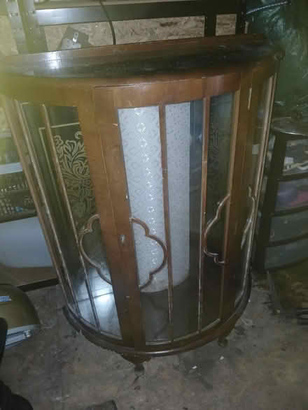 Photo of free Vintage half moon display cabinet (M30 eccles) #1