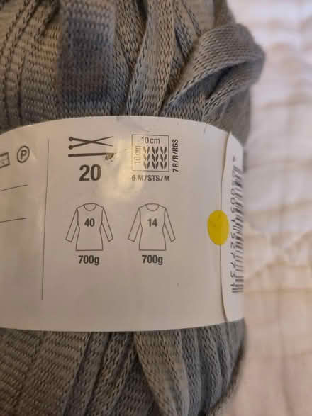 Photo of free Grey ribbon for knitting & crochet (L1 Liverpool City Centre) #3