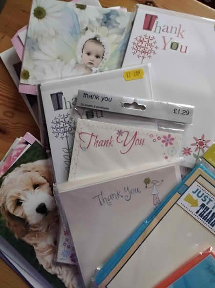 Photo of free Blank Cards and Thank You Note Pads (DA1) #3