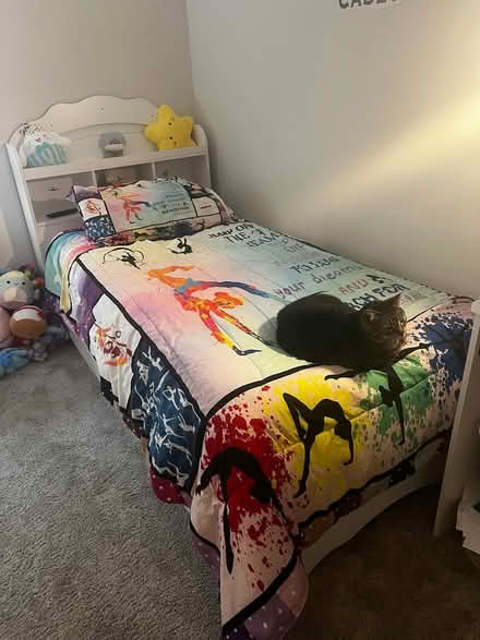 Photo of free Girls twin bed & dresser (Quakertown) #2