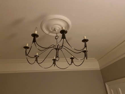 Photo of free Metal candelabra ceiling light (Seven Dials BN3) #2