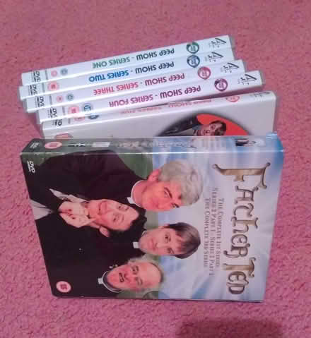 Photo of free 5xPeep Show&Father Ted box set DVD's (Putnoe MK41) #1