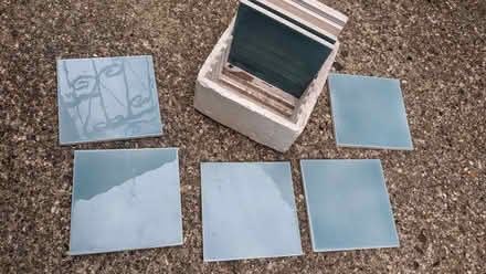 Photo of free light blue fireplace tiles (Chichester PO19) #2