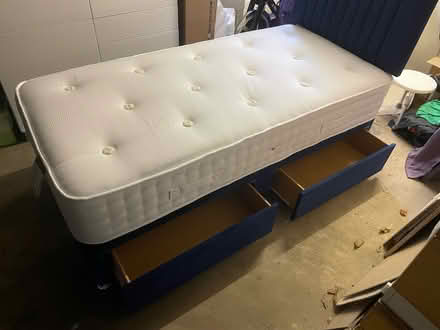 Photo of free Single divan bed with mattress (Central Haywards Heath) #1