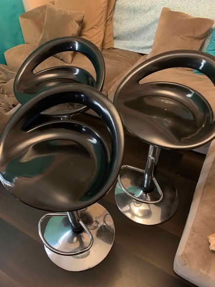 Photo of free 3 x Bar Stools (Sandhurst GU47) #1