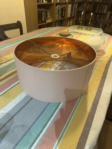 Photo of free x2 Made drum lampshades (Upper Wolvercote OX2) #1