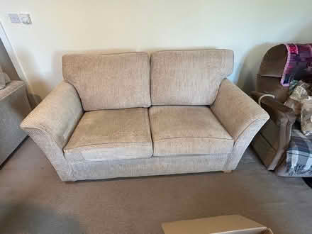 Photo of free Two piece sofa set (Ashtead Surrey) #1