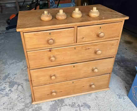 Photo of free Old Pine Chest (Alton GU34) #4