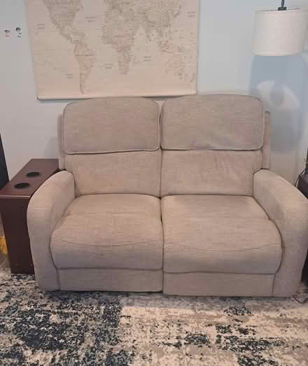 Photo of free Auto recliner loveseat (Loudonville) #1