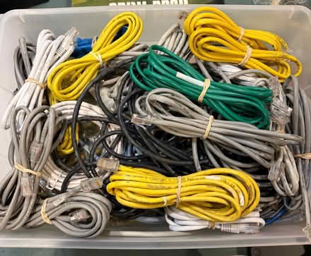Photo of free Network (cat5) cables (Belmont, MA) #1