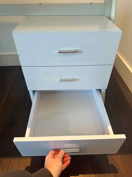 Photo of free Glass top desk (SW19) #2