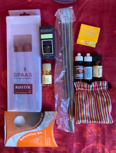 Photo of free Essential oils incense sticks used candles in glass vase (Honor Oak SE23) #1