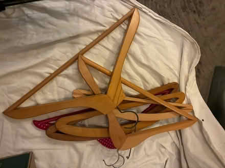 Photo of free Wood coat hangers (Wimbledon Park SW19) #1